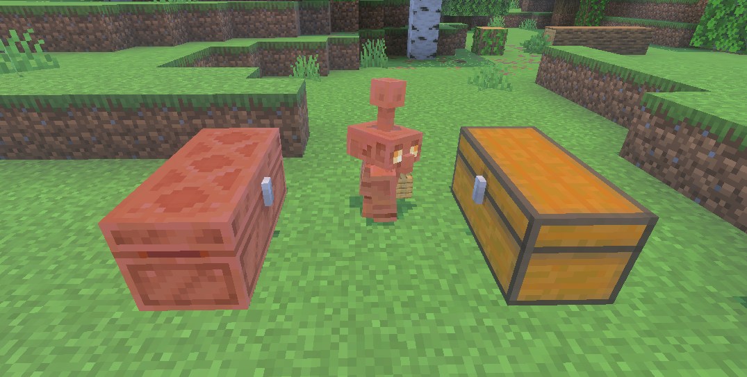 【マイクラ】銅ゴーレムの作り方と仕分けのやり方