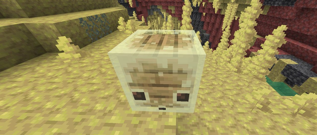 マイクラの硫黄の洞窟のサルファーキューブ